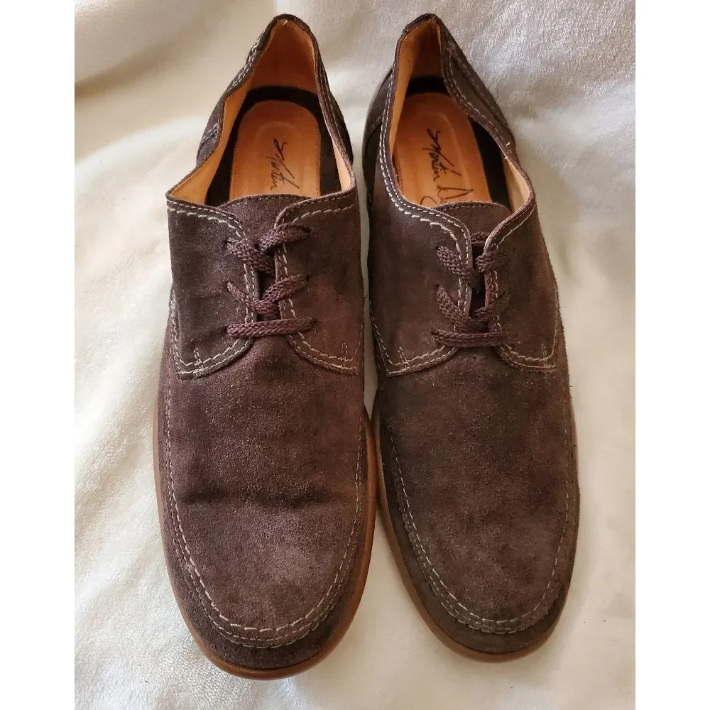 Martin Dingman Brown Suede Shoes 10 M
